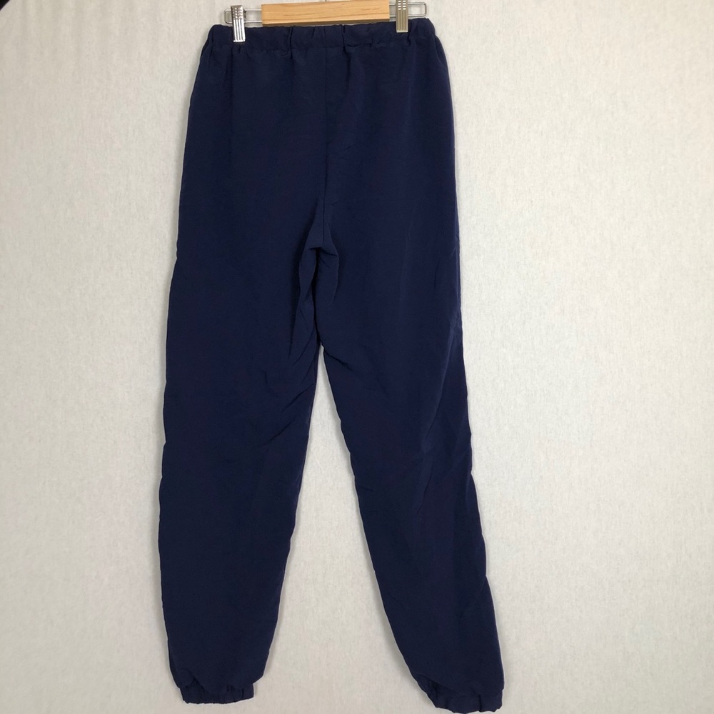 New MISSGUIDED Sz 4 Navy Blue Jogger Pants Stripes - Picture 3 of 7